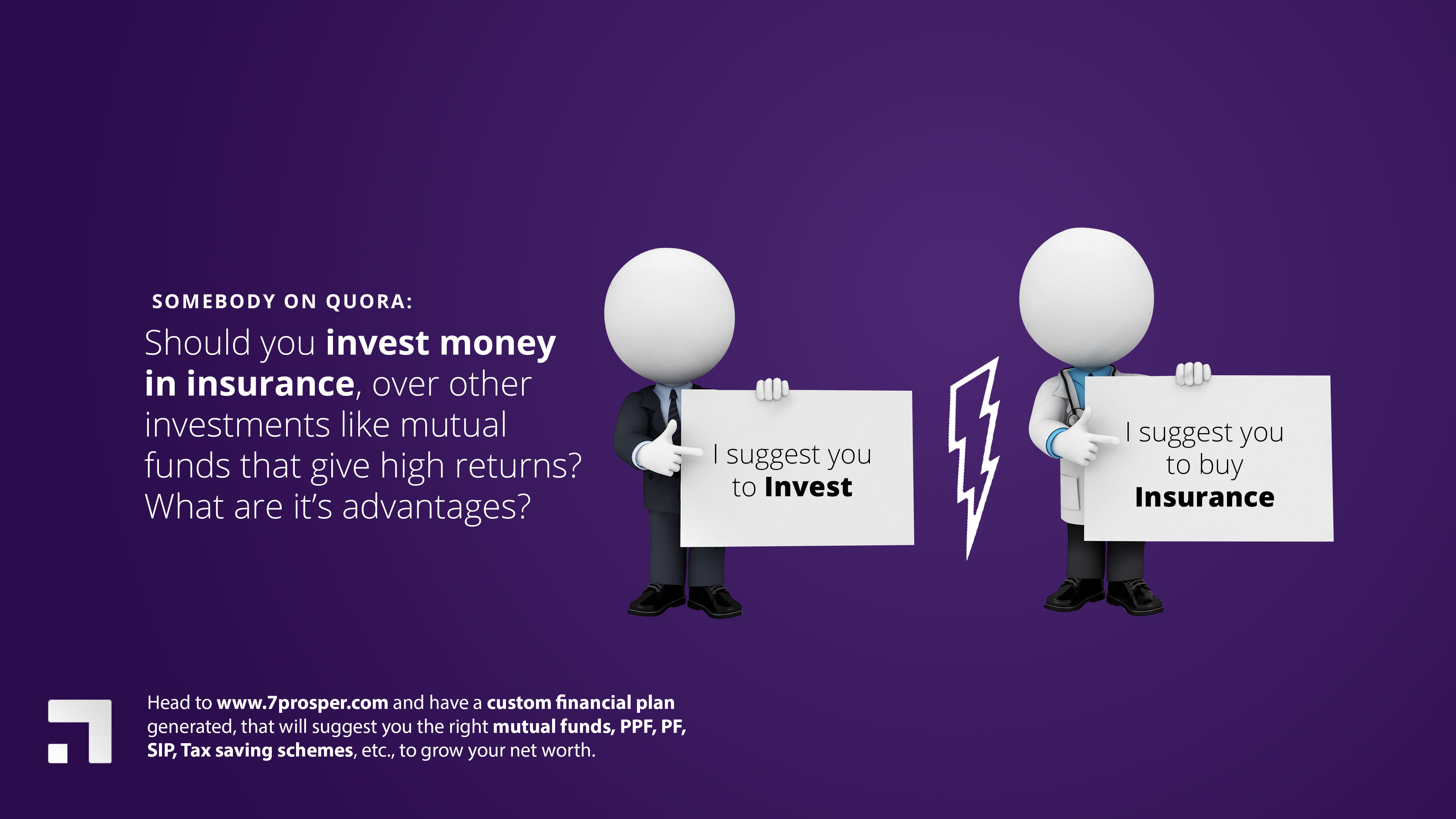 Should you invest money in insurance, when you can invest that money in